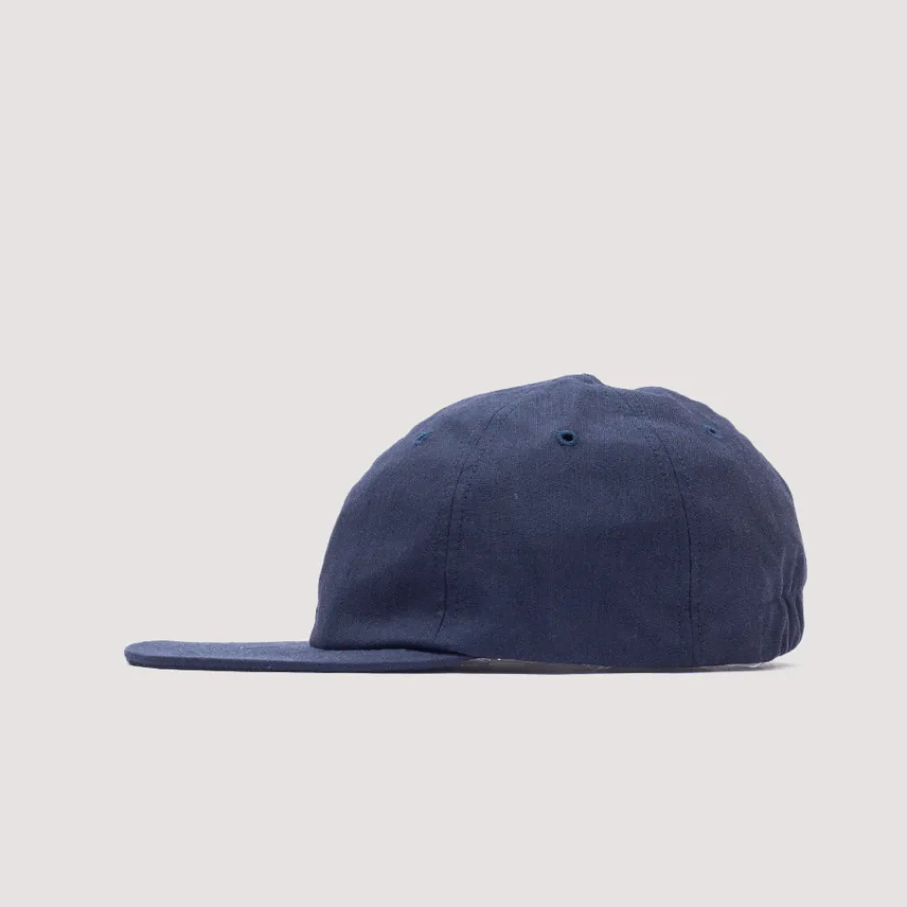 Headwear|Found Feather 6 Panel Baseball Cap - Navy