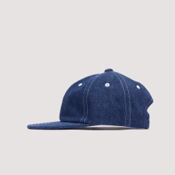 Headwear|Beams Plus 6 Panel Hat Herringbone - Indigo
