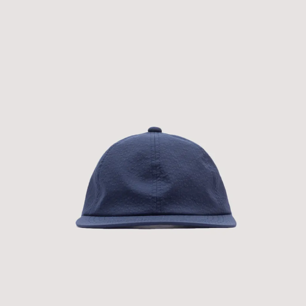 Headwear|Beams Plus 6 Panel Hat Seersucker - Navy