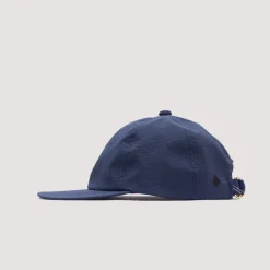 Headwear|Beams Plus 6 Panel Hat Seersucker - Navy