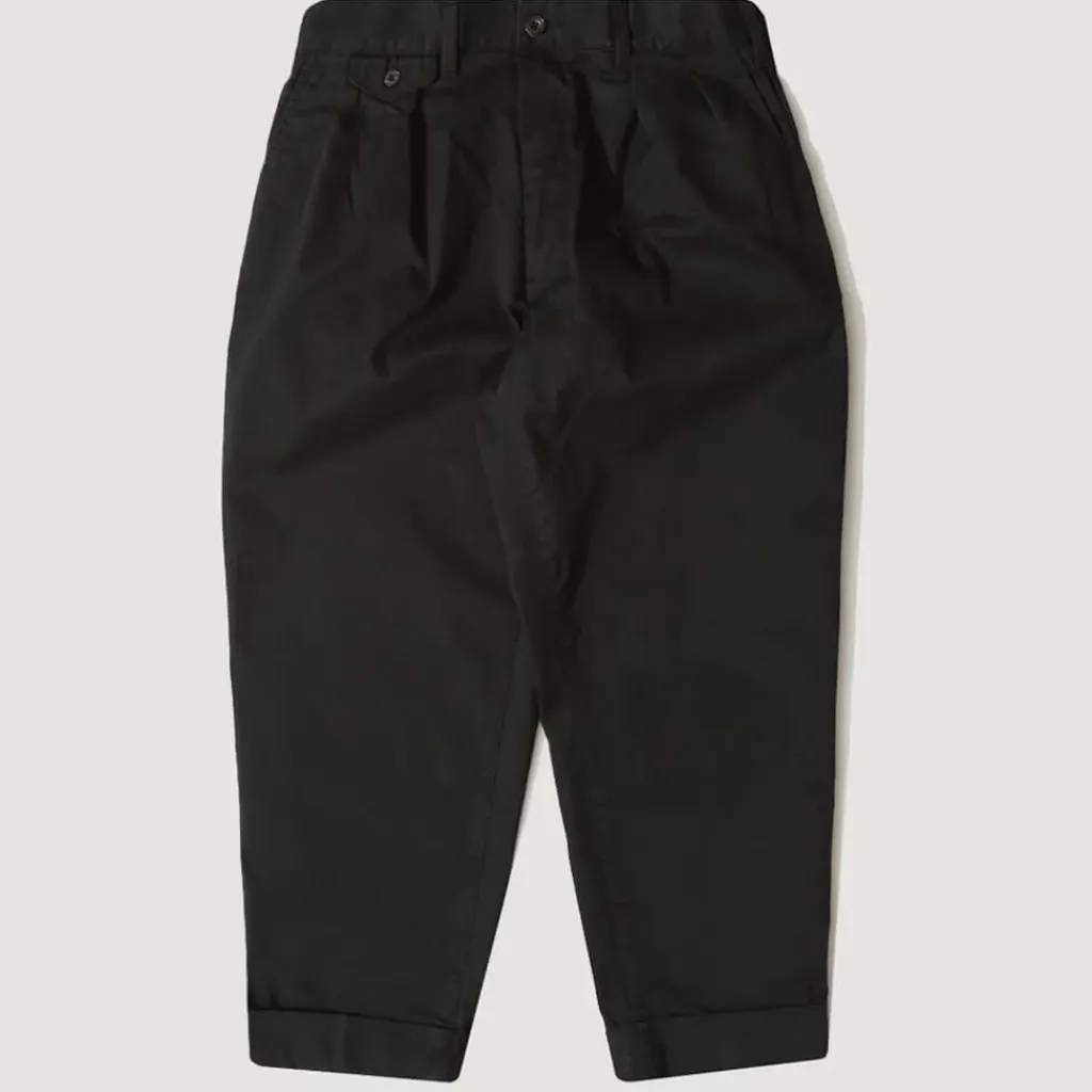 Trousers|Beams Plus 2 Pleat Trouser - Black