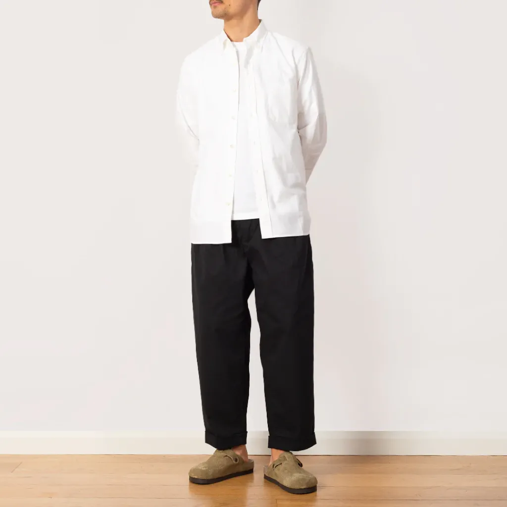 Trousers|Beams Plus 2 Pleat Trouser - Black