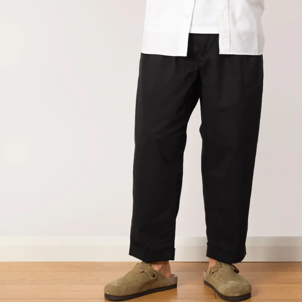 Trousers|Beams Plus 2 Pleat Trouser - Black