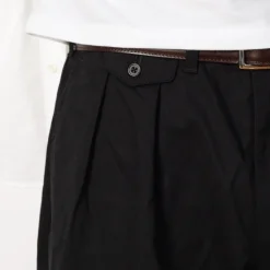 Trousers|Beams Plus 2 Pleat Trouser - Black