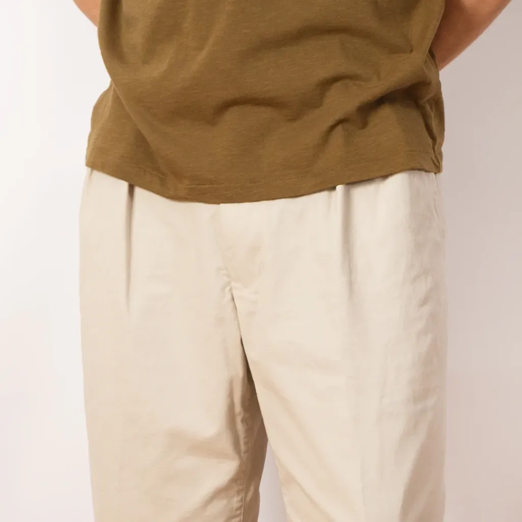 Trousers|Beams Plus 2 Pleat Trouser - Cement