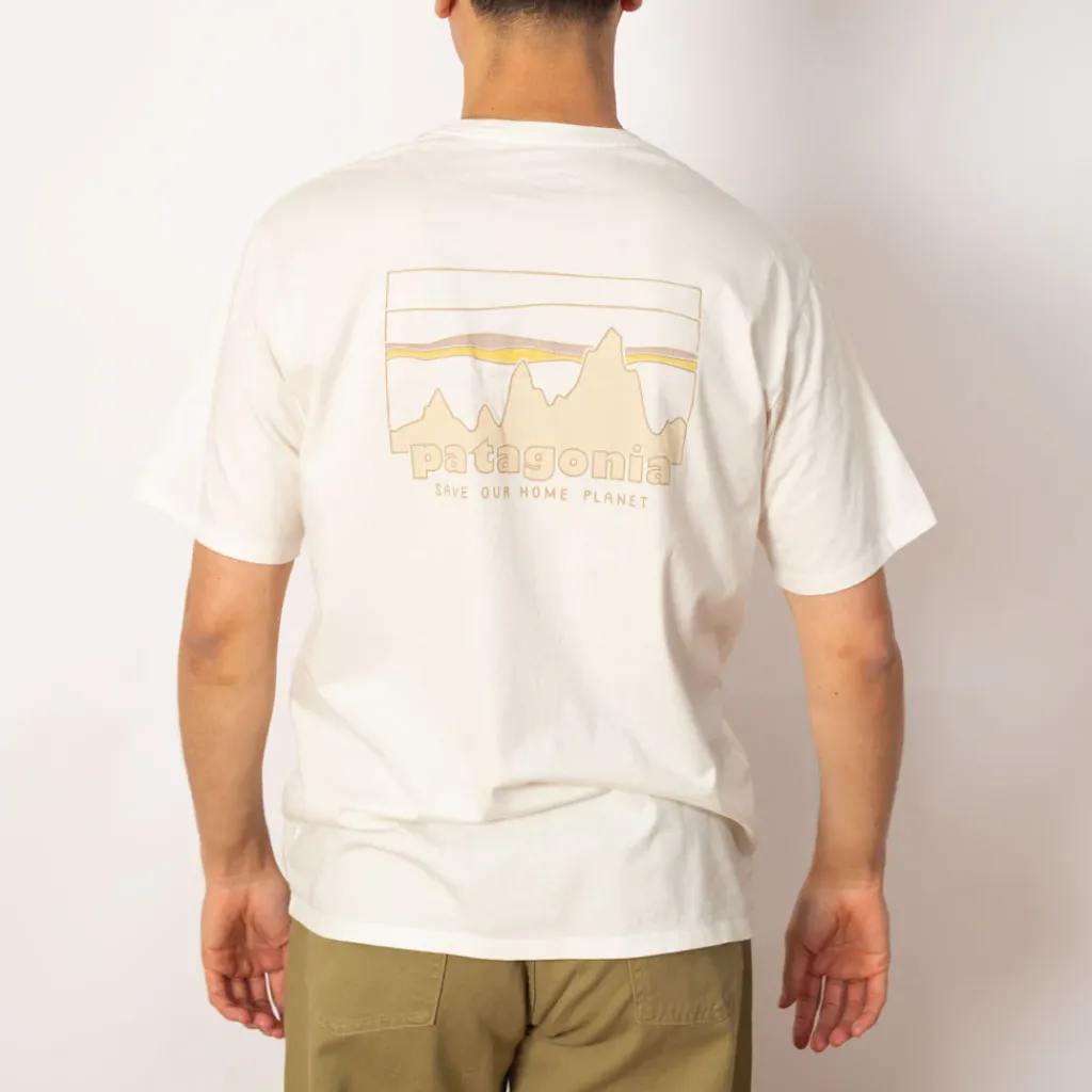 T-Shirts|Patagonia 73 Skyline Organic T-Shirt - Birch White