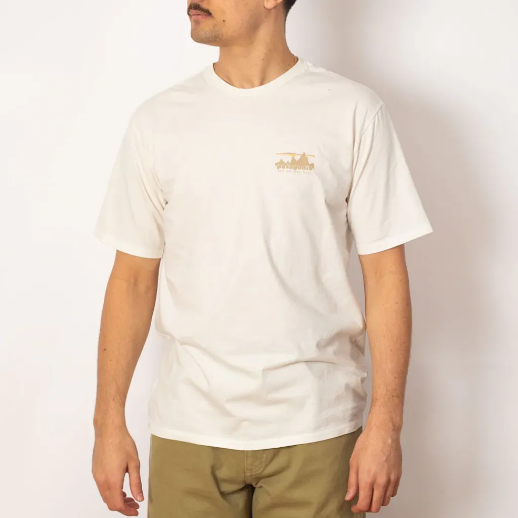 T-Shirts|Patagonia 73 Skyline Organic T-Shirt - Birch White