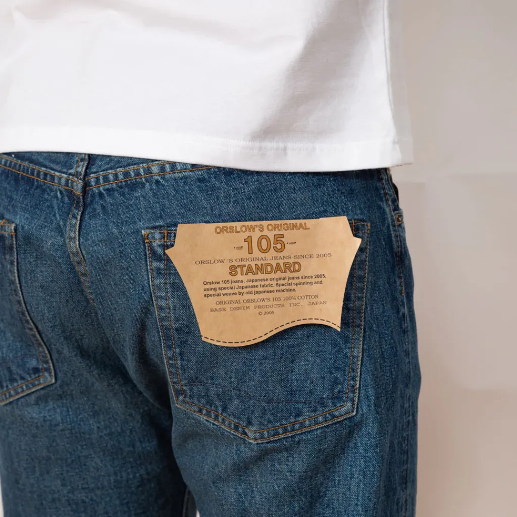 Jeans|OrSlow 105 Standard Selvedge Denim 2 Year Wash