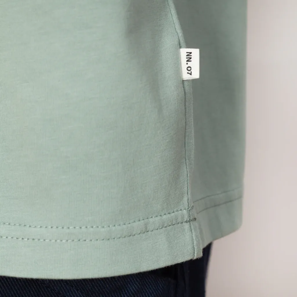T-Shirts|NN07 Adam T-Shirt 3209 - Steely Blue
