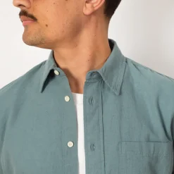 Shirts|Norse Projects Algot Shirt - Greyish Blue