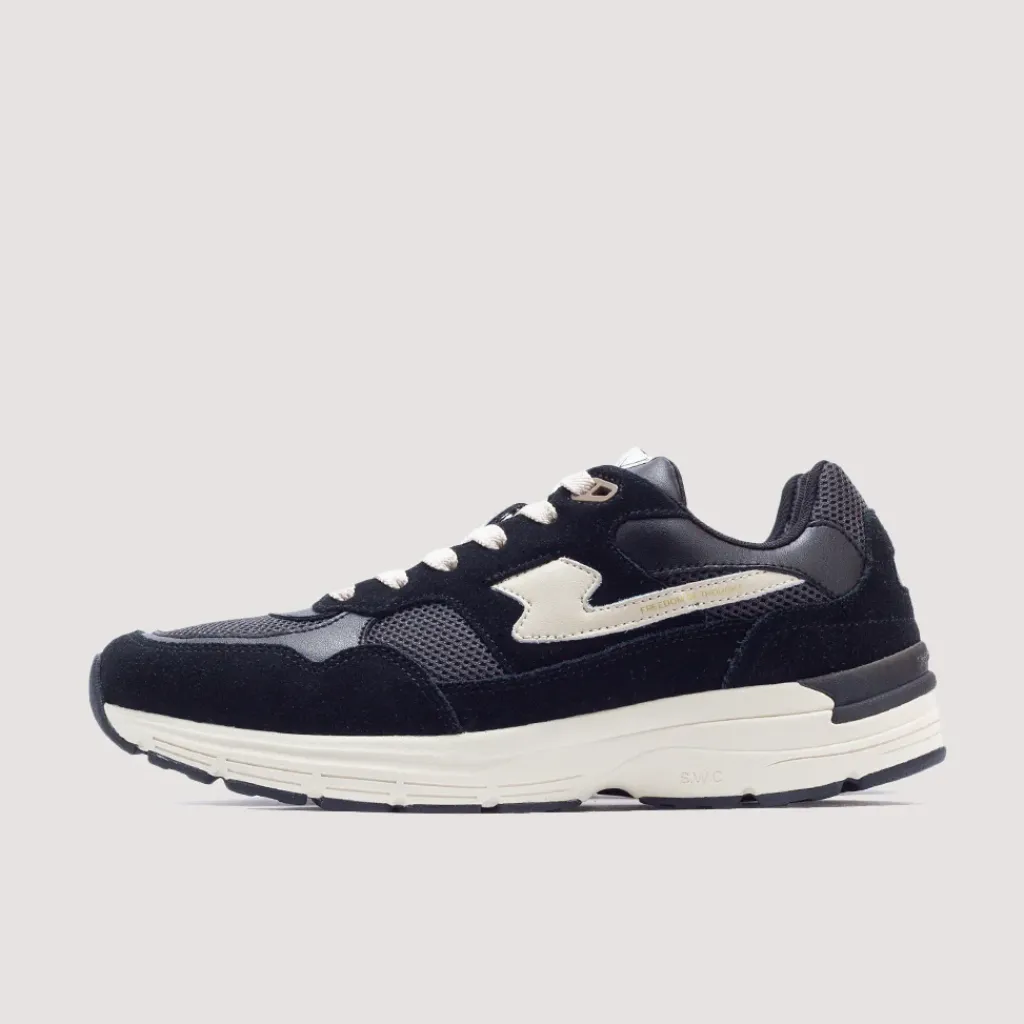 Footwear|Stepney Workers Club Amiel S-Strike - Black Suede Mix