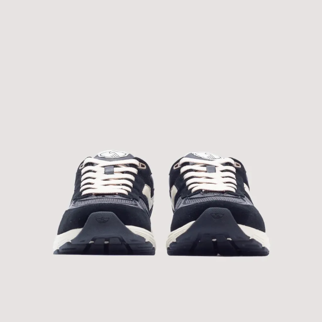 Footwear|Stepney Workers Club Amiel S-Strike - Black Suede Mix