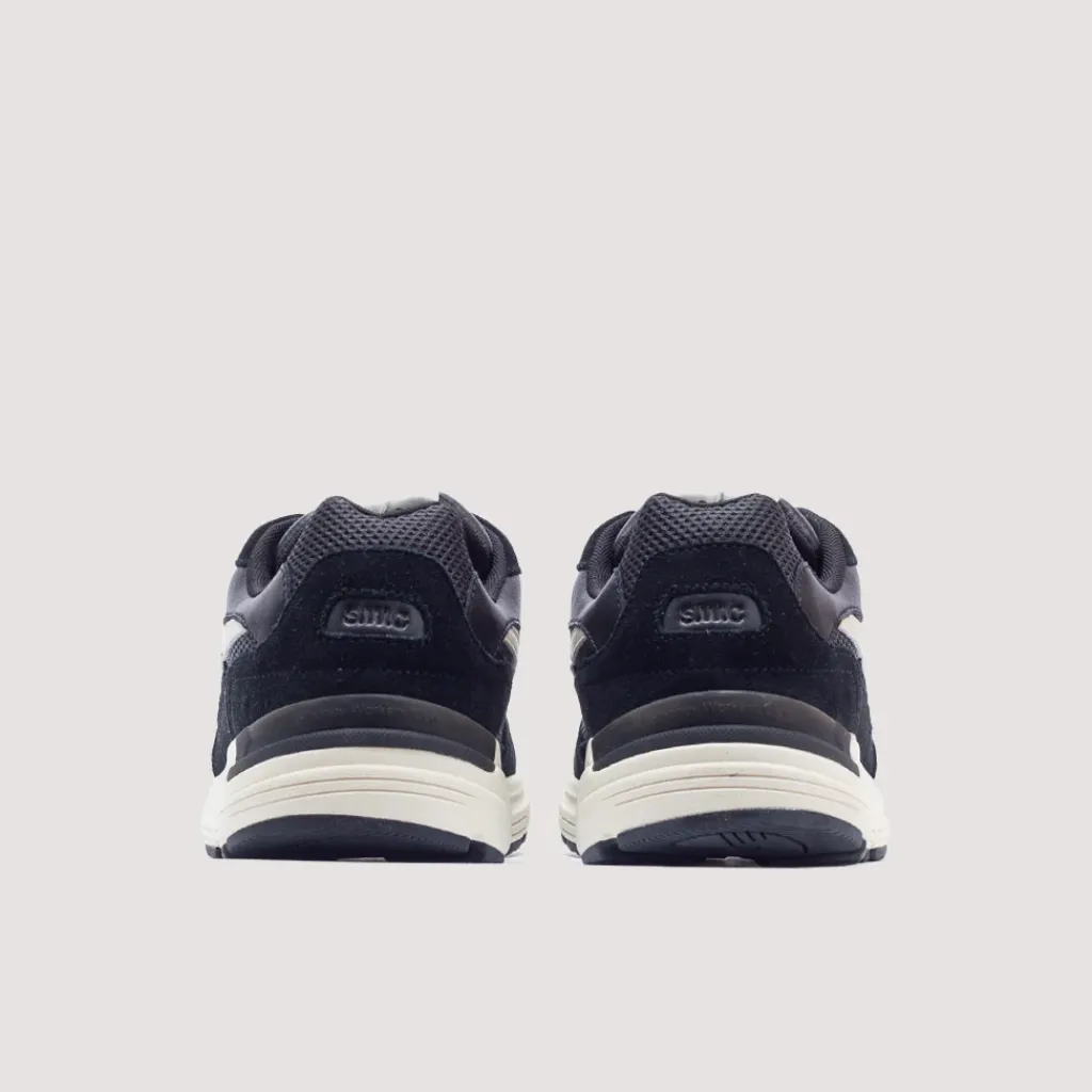 Footwear|Stepney Workers Club Amiel S-Strike - Black Suede Mix
