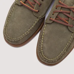 Footwear|Sebago Askook Suede - Green Military