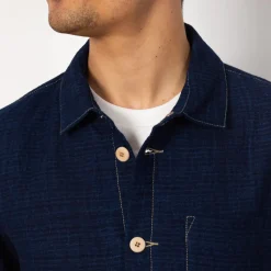 Jackets|Folk Assembly Jacket - Indigo Waffle