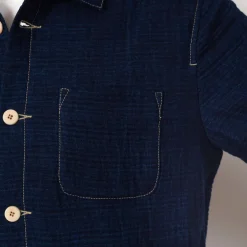 Jackets|Folk Assembly Jacket - Indigo Waffle