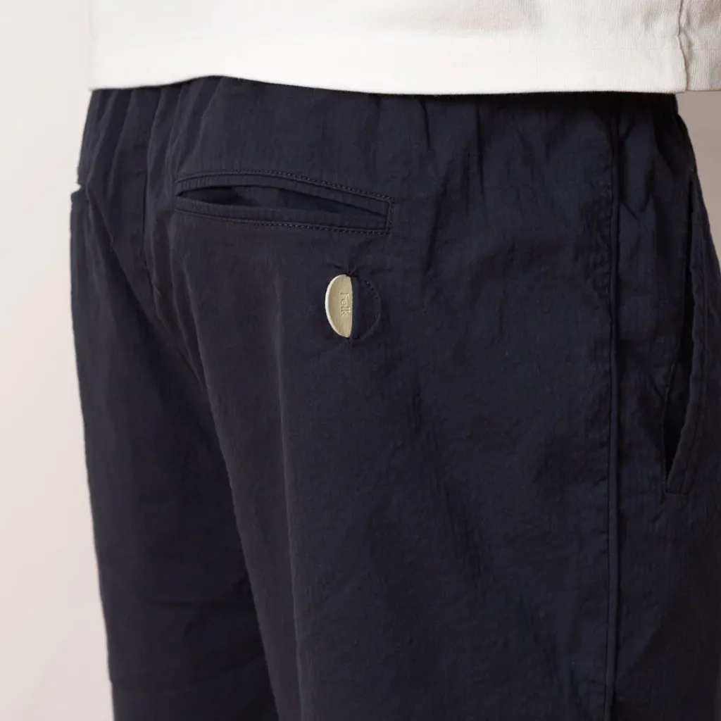 Shorts|Folk Assembly Short - Navy Seersucker