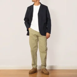 Trousers|Folk Assembly Trouser - Light Sage Seersucker