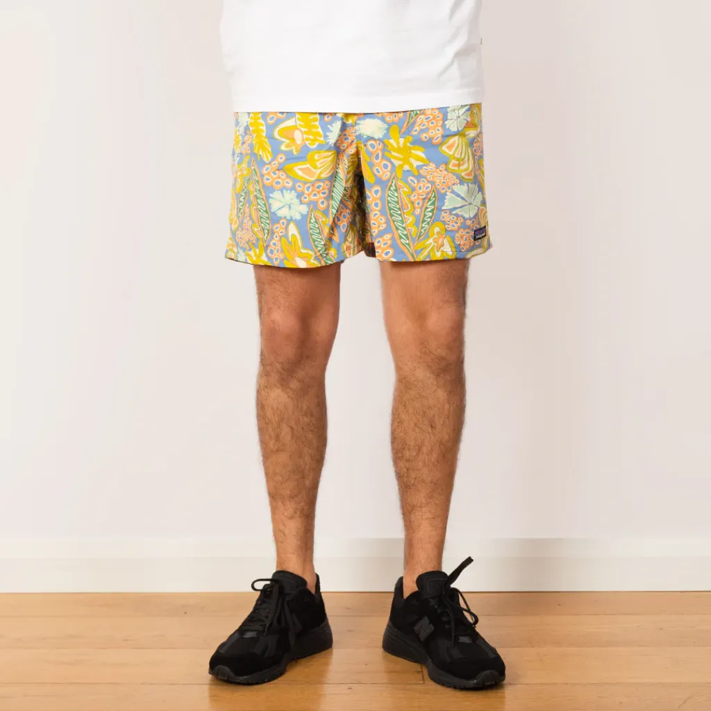 Shorts|Swimwear|Patagonia Baggies 5" - Flourish Abundant Blue