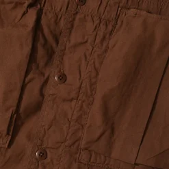 Shirts|Kapital Broad Cloth Anorak Shirt - Brown