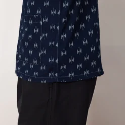 Shirts|Needles Cabana Shirt Indigo Kasuri - Papillon