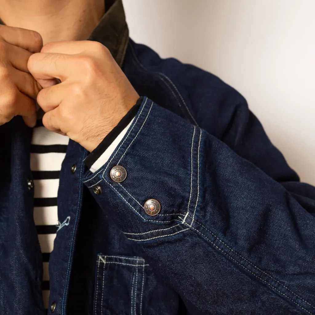 Shirts|Kapital Cactus Coverall - 8oz Indigo Denim