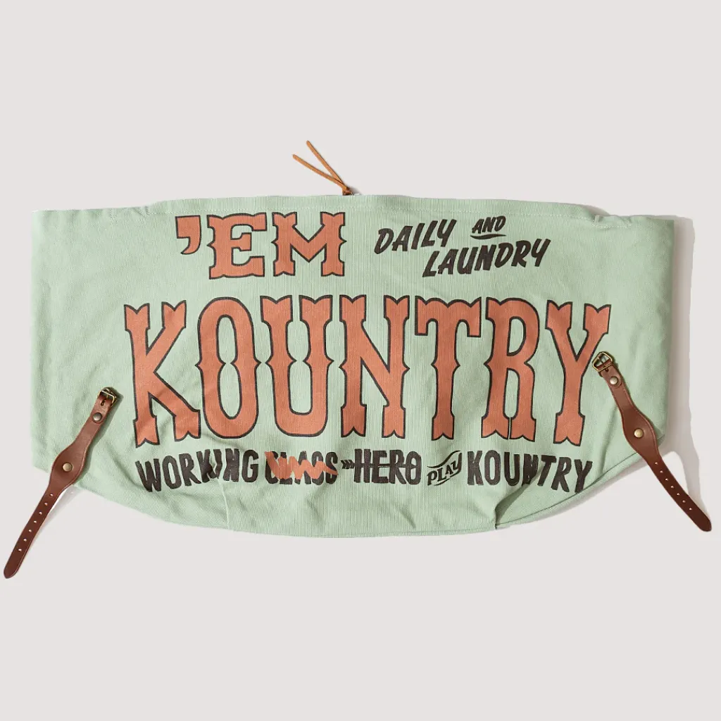 Bags|Kapital Canvas Snufkin Bag - Light Green