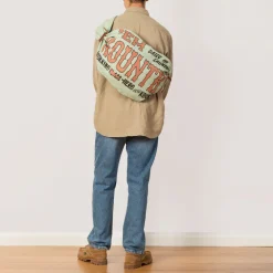 Bags|Kapital Canvas Snufkin Bag - Light Green