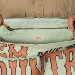 Bags|Kapital Canvas Snufkin Bag - Light Green