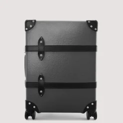 Bags|Globe-Trotter Centenary Four Wheel Carry-On Case - Charcoal/Black/Chrome