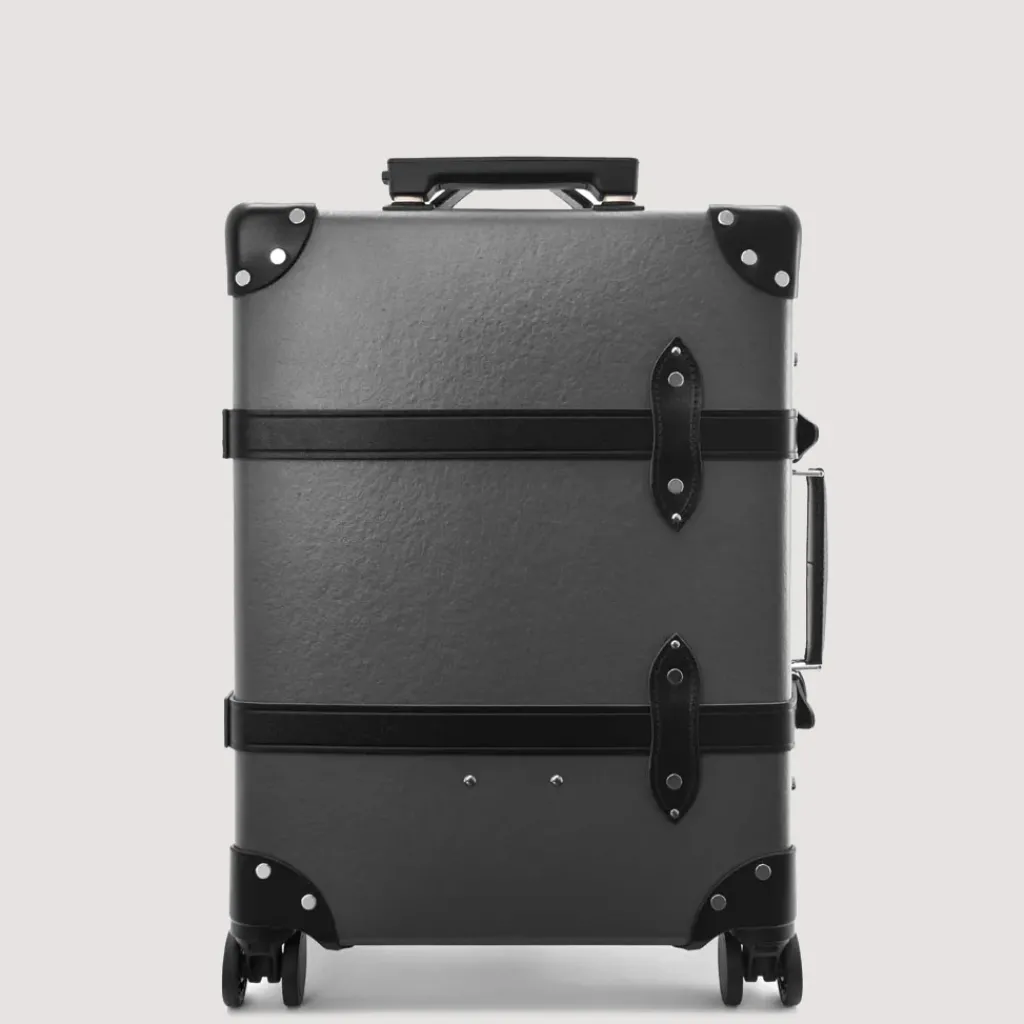 Bags|Globe-Trotter Centenary Four Wheel Carry-On Case - Charcoal/Black/Chrome