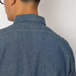 Shirts|Buzz Rickson's Chambray Work Shirt - Blue