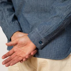 Shirts|Buzz Rickson's Chambray Work Shirt - Blue