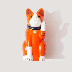 Lifestyle|Beams Japan Chugai Toen Fortune Cat (Large) - Orange