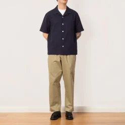Shirts|Howlin Cocktail Shirt - Navy Seersucker