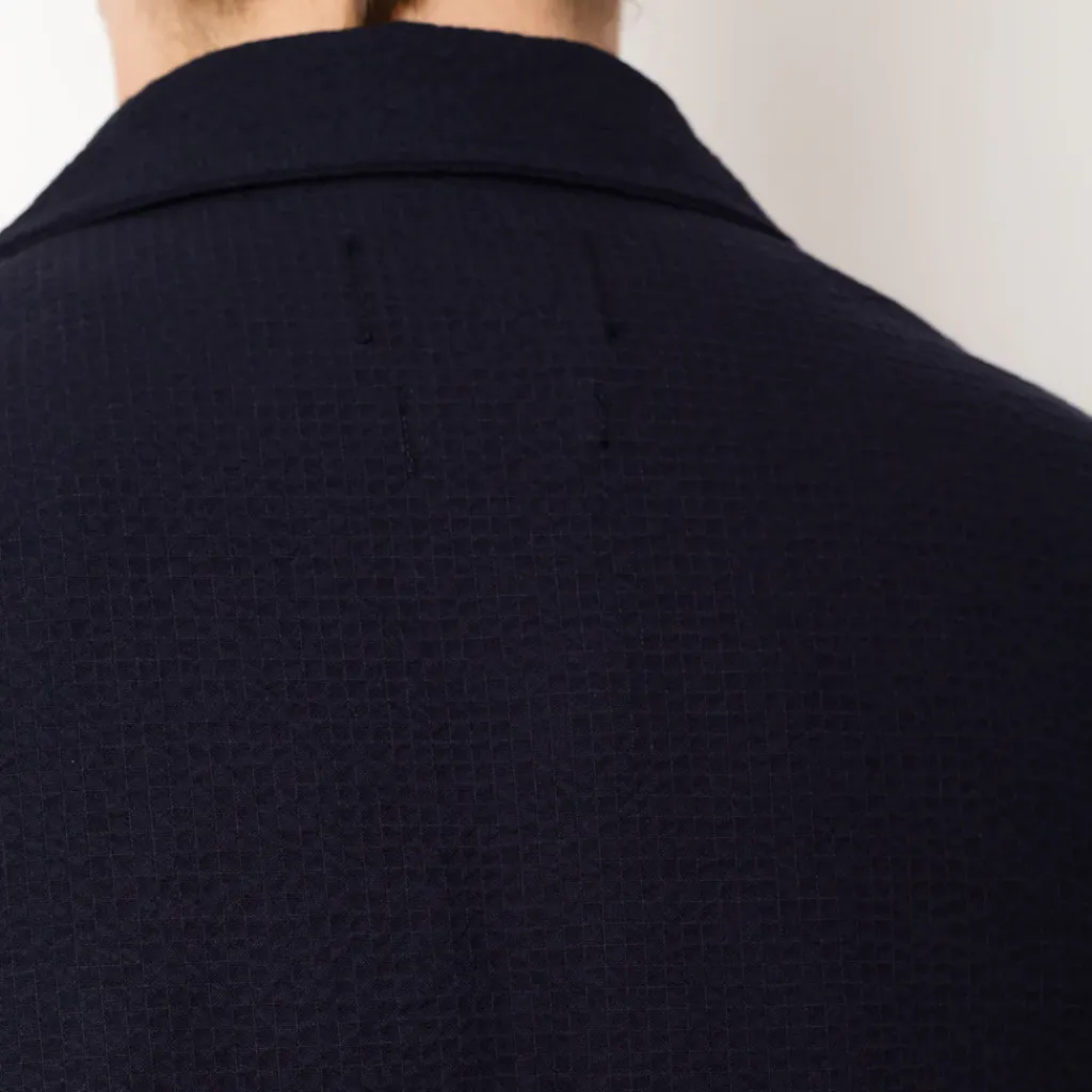 Shirts|Howlin Cocktail Shirt - Navy Seersucker