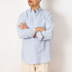 Shirts|NN07 Colby Oxford Shirt 5910 - Blue Stripe