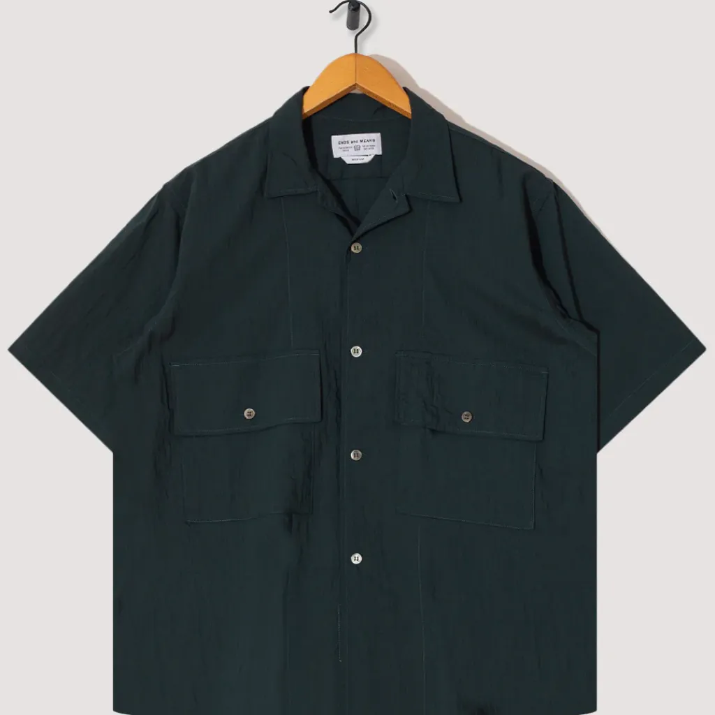 Shirts|Ends and Means Corfu Shirt - Dark Green