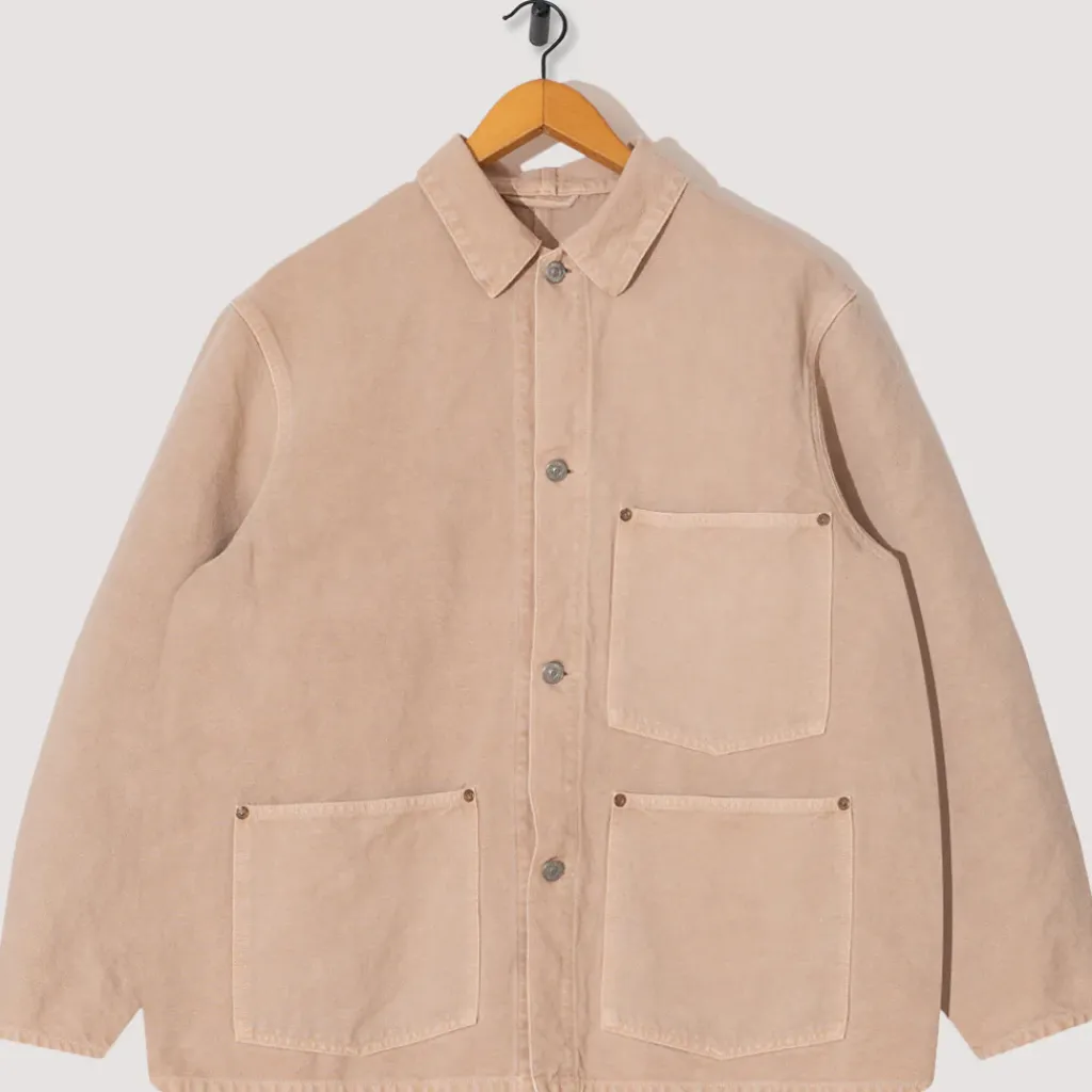 Jackets|Kaptain Sunshine Coverall Jacket - Sand Pink