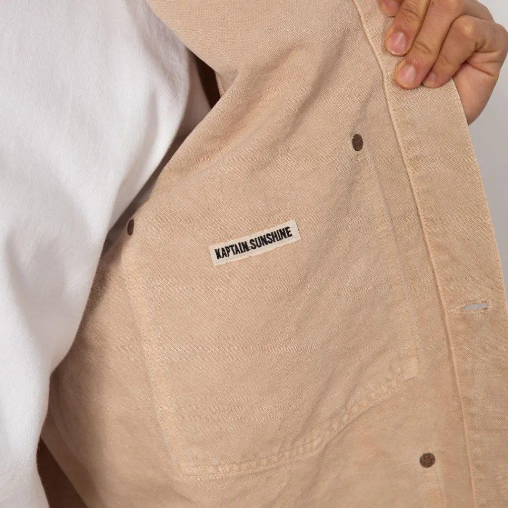 Jackets|Kaptain Sunshine Coverall Jacket - Sand Pink