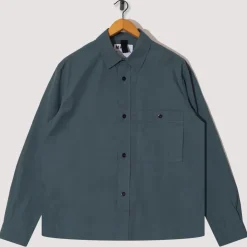 Shirts|MHL By Margaret Howell Coverall Shirt - Mineral Blue