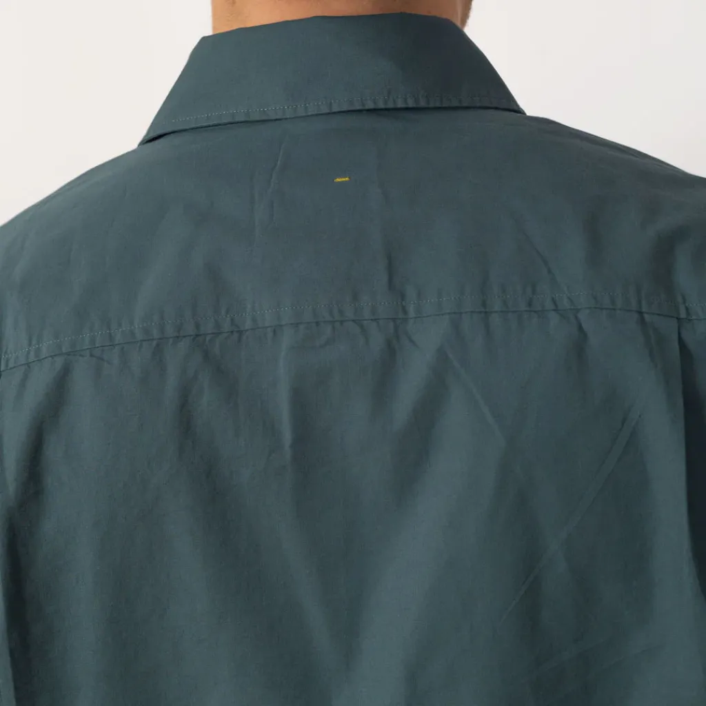 Shirts|MHL By Margaret Howell Coverall Shirt - Mineral Blue