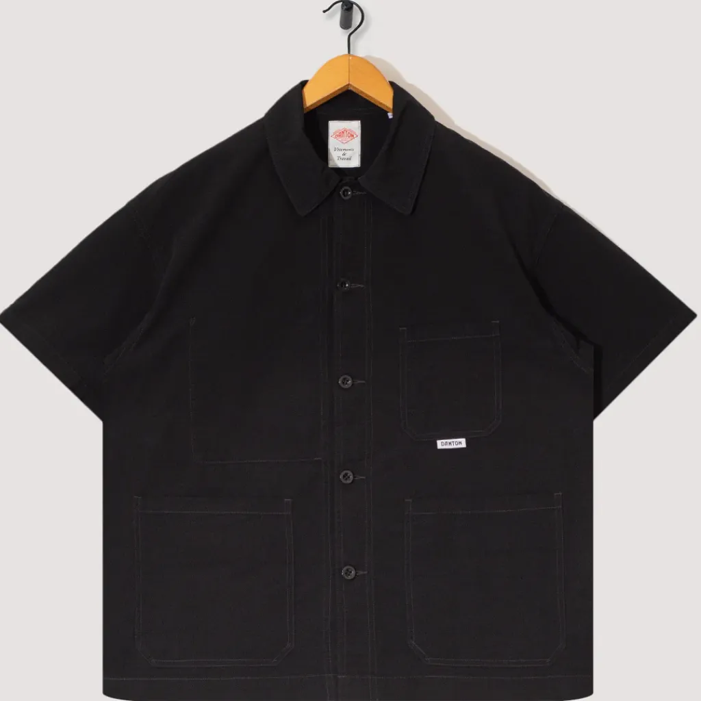 Shirts|Danton Coverall S/S Shirt - Black