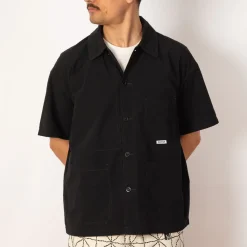 Shirts|Danton Coverall S/S Shirt - Black