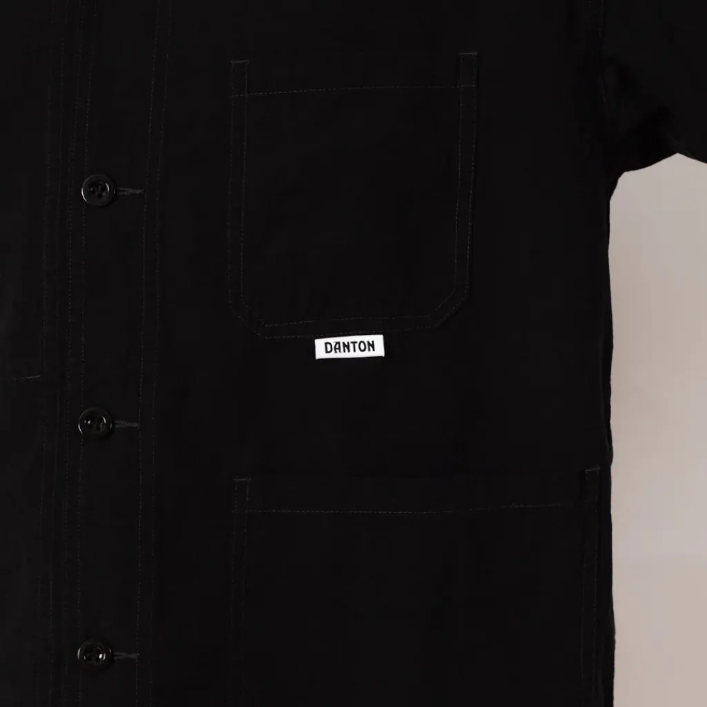 Shirts|Danton Coverall S/S Shirt - Black