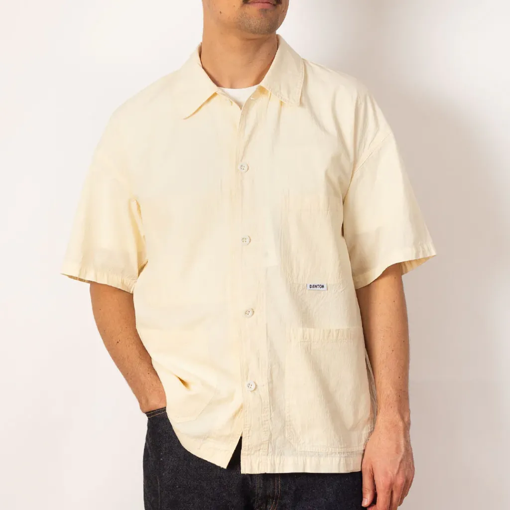 Shirts|Danton Coverall S/S Shirt - Ivory
