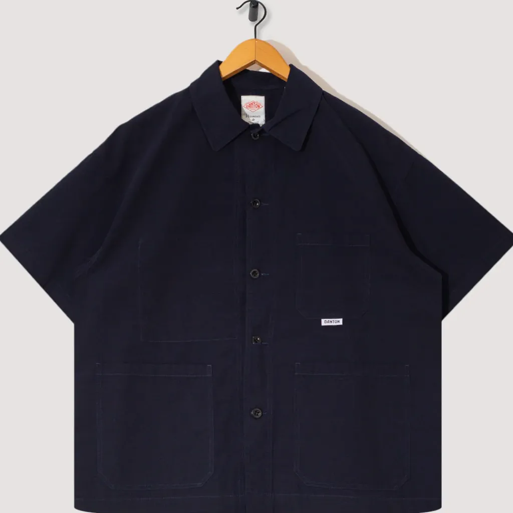 Shirts|Danton Coverall S/S Shirt - Navy