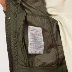 Jackets|Stone Island Crinkle Bomber - Military Green (V0054)