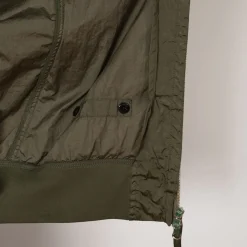 Jackets|Stone Island Crinkle Bomber - Military Green (V0054)