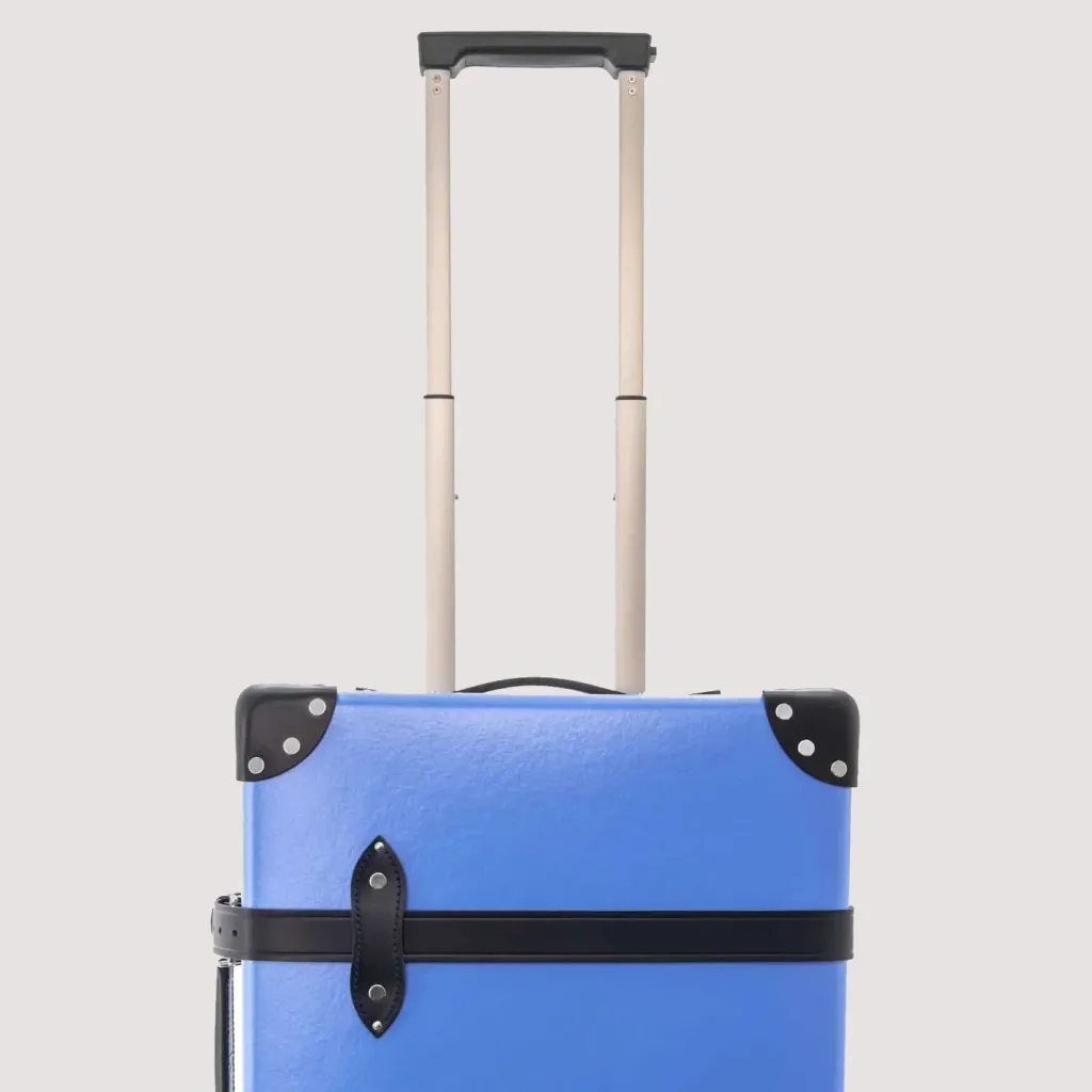 Bags|Globe-Trotter Cruise Four Wheel Carry-On Case - Royal Blue/Navy/Chrome
